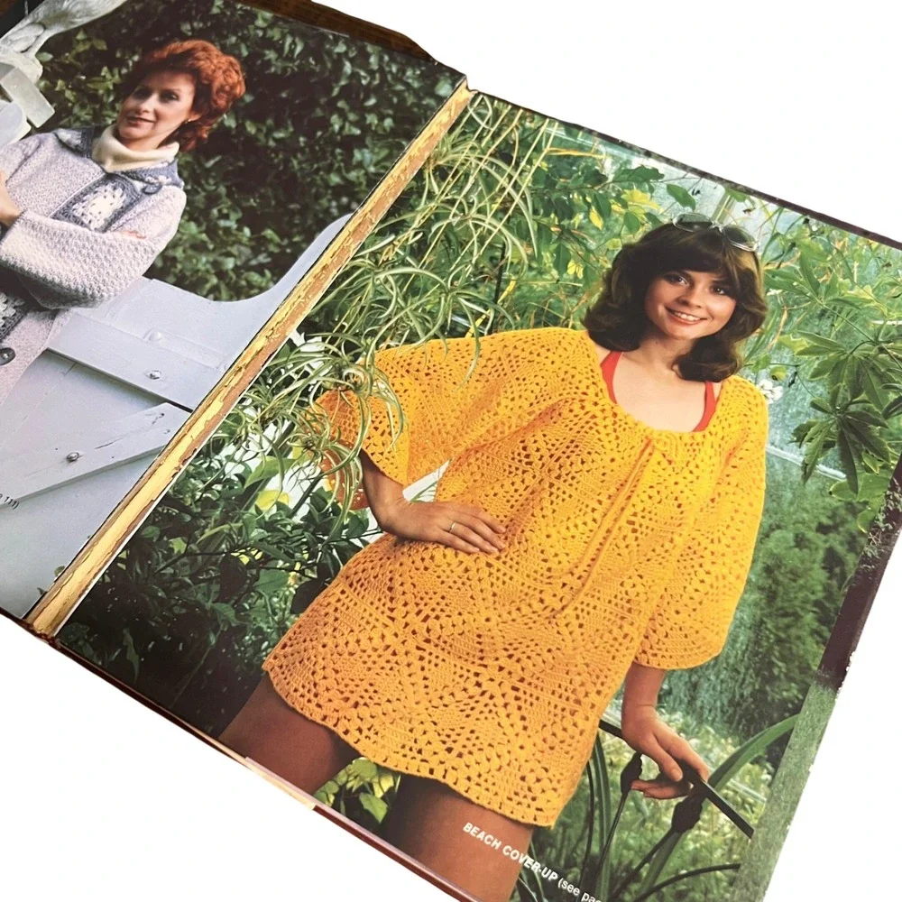 The Great Granny Crochet Book 1979 Hardcover Vintage Patterns Columbia House